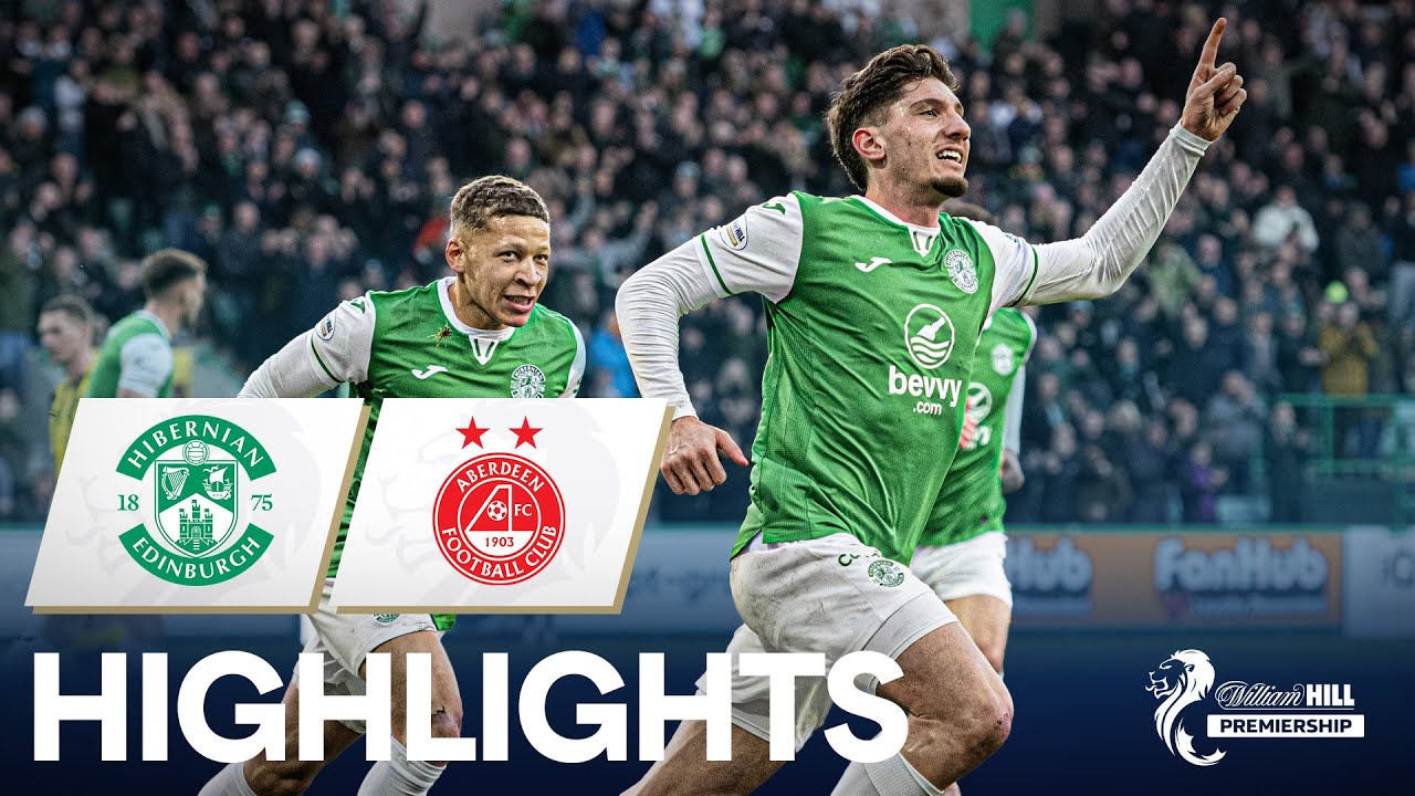 Hibernian 2-0 Aberdeen | The Dons Extend Winless Run To 14 Games | William Hill Premiership