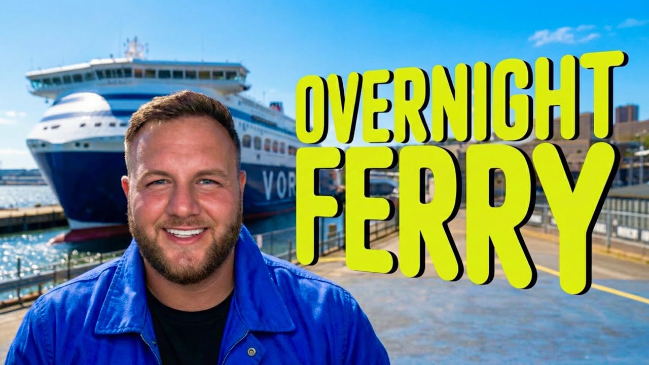 Overnight Ferry to Holland to get the race team to GENK! 