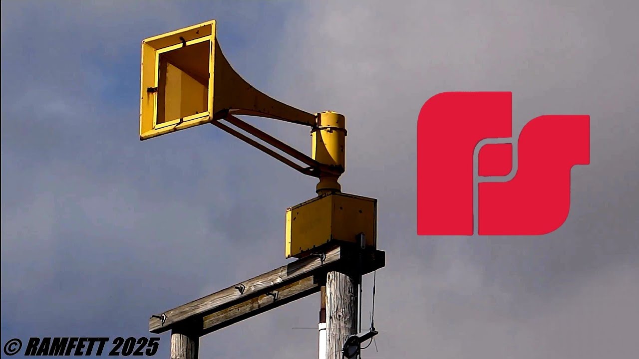 Federal Signal Thunderbolt 1000T Tornado Siren Test, Full Alert, Ripon, WI 1/25/2025
