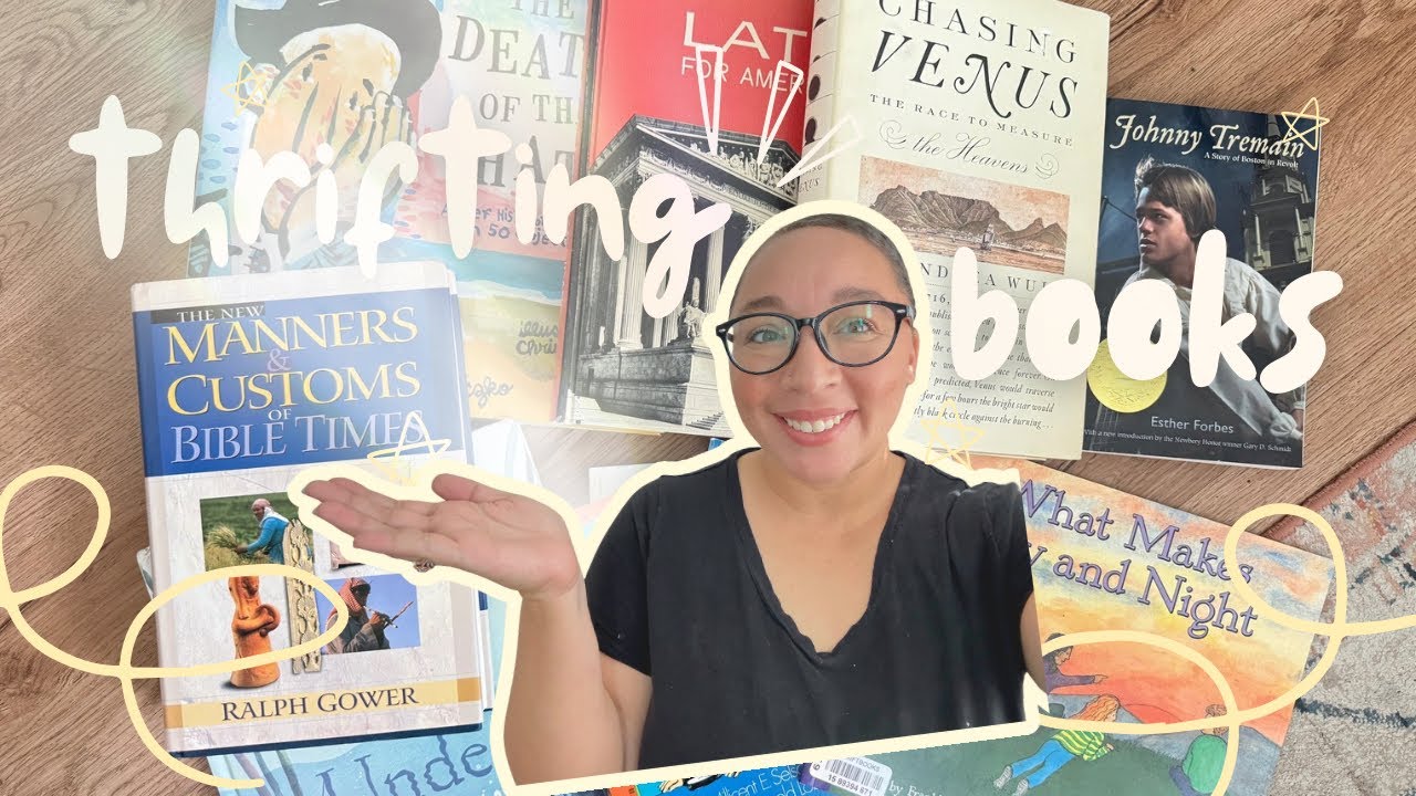Homeschool Book Haul // Building a Home Library // Thrifting Books
