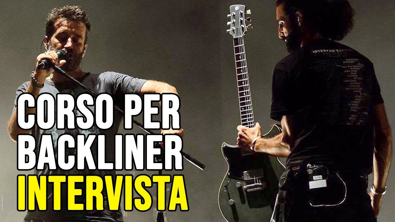 Un corso per Backliner e Tecnico di Palco - Intervista ad Andrea Perez