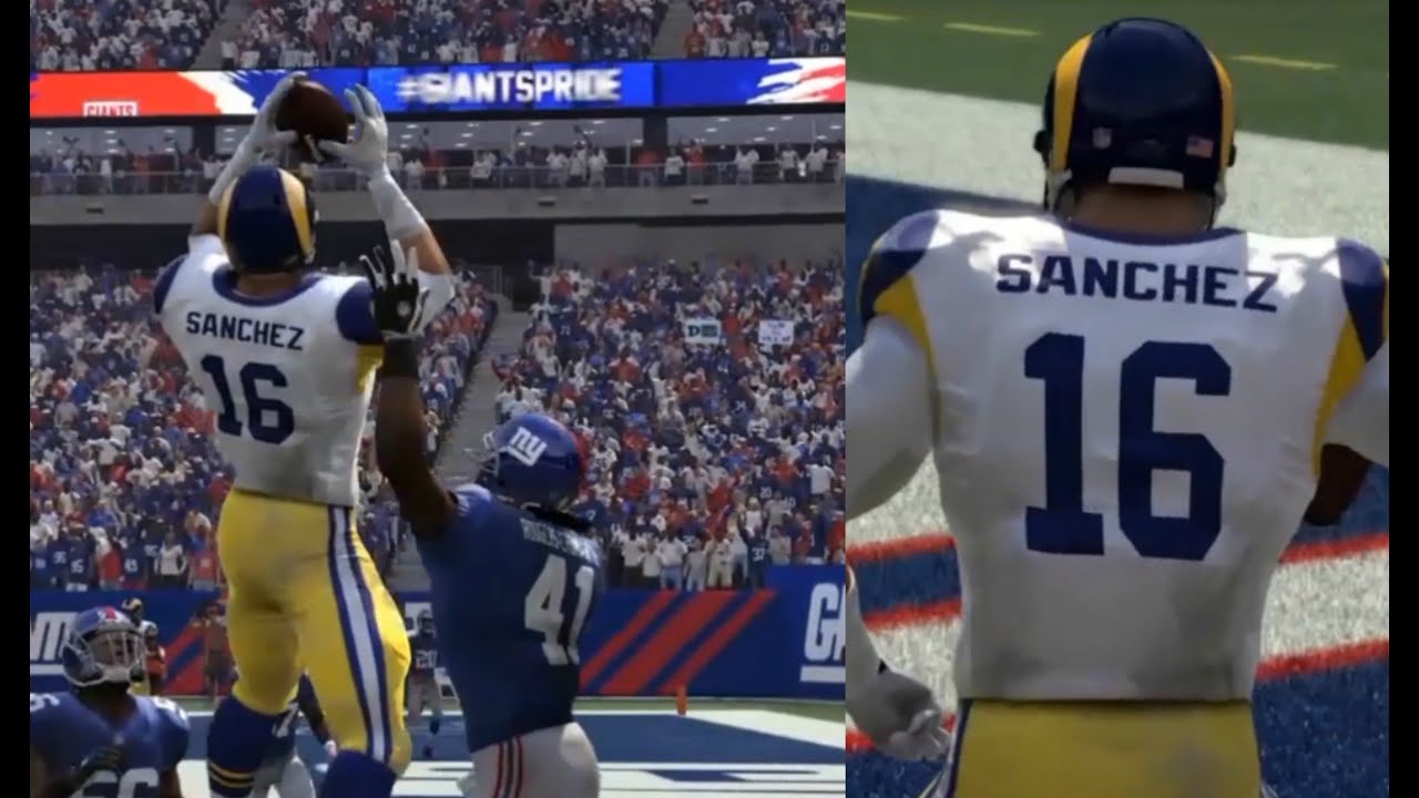 Madden 16 Career Mode (Escobar) - Escobar Sanchez Makes A Crazy Catch Over NY GIANTS Defenders!
