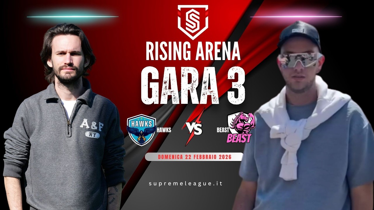 GARA 3 | HAWKS vs BEAST | i 🏆 Campioni in carica guidati dai ragazzi di Just Lazio scendono in campo