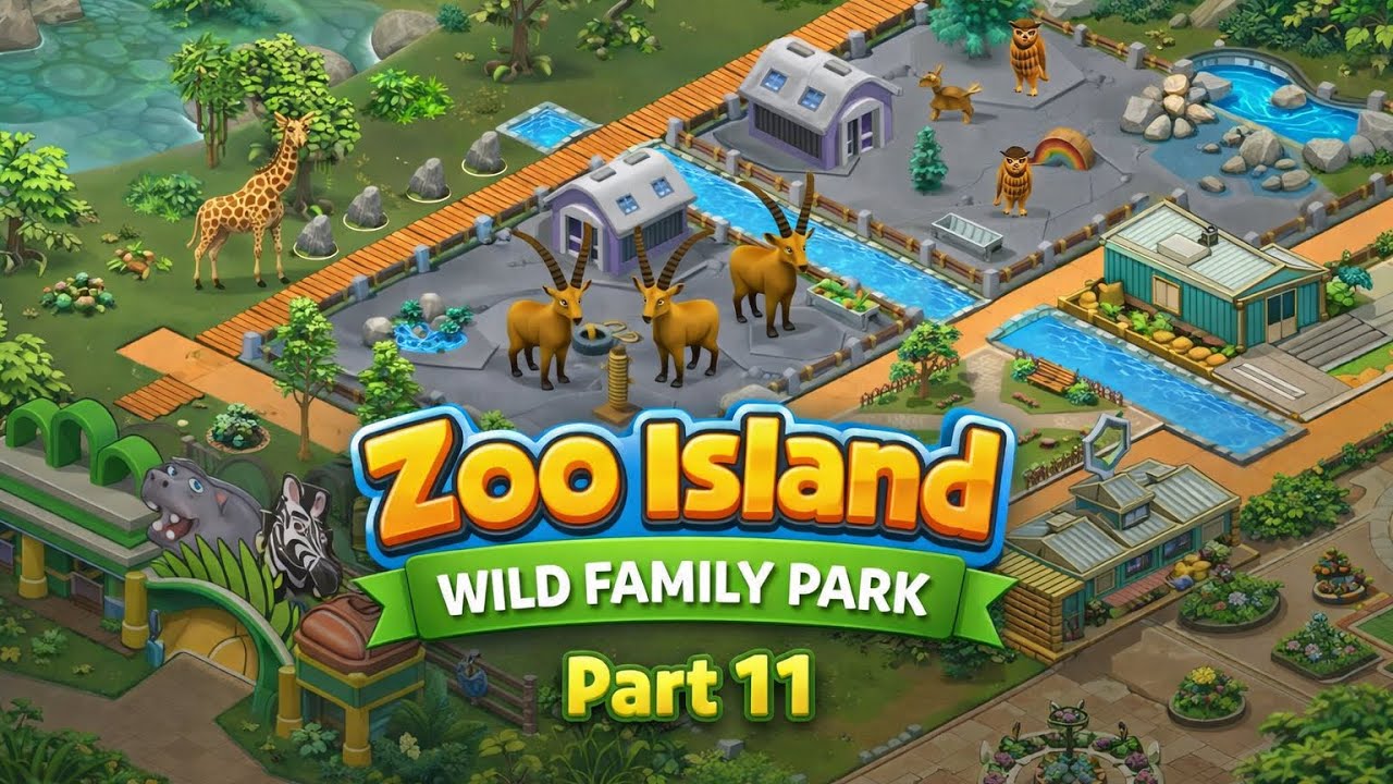 🦊 Zoo Island: Wild Family Park Walkthrough Part 11 | Mobile Gameplay (Android/iOS)
