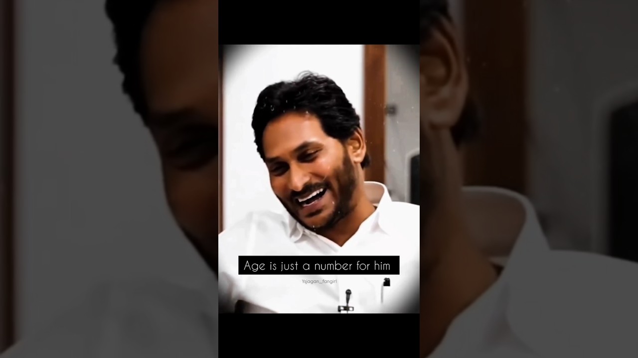 #YsJagan#Smile#Age is just a number#❤️🫰