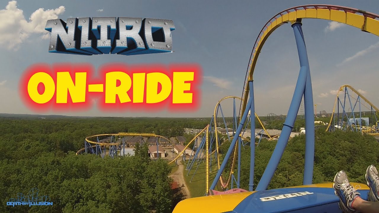 Nitro On-ride Front Seat (HD POV) Six Flags Great Adventure