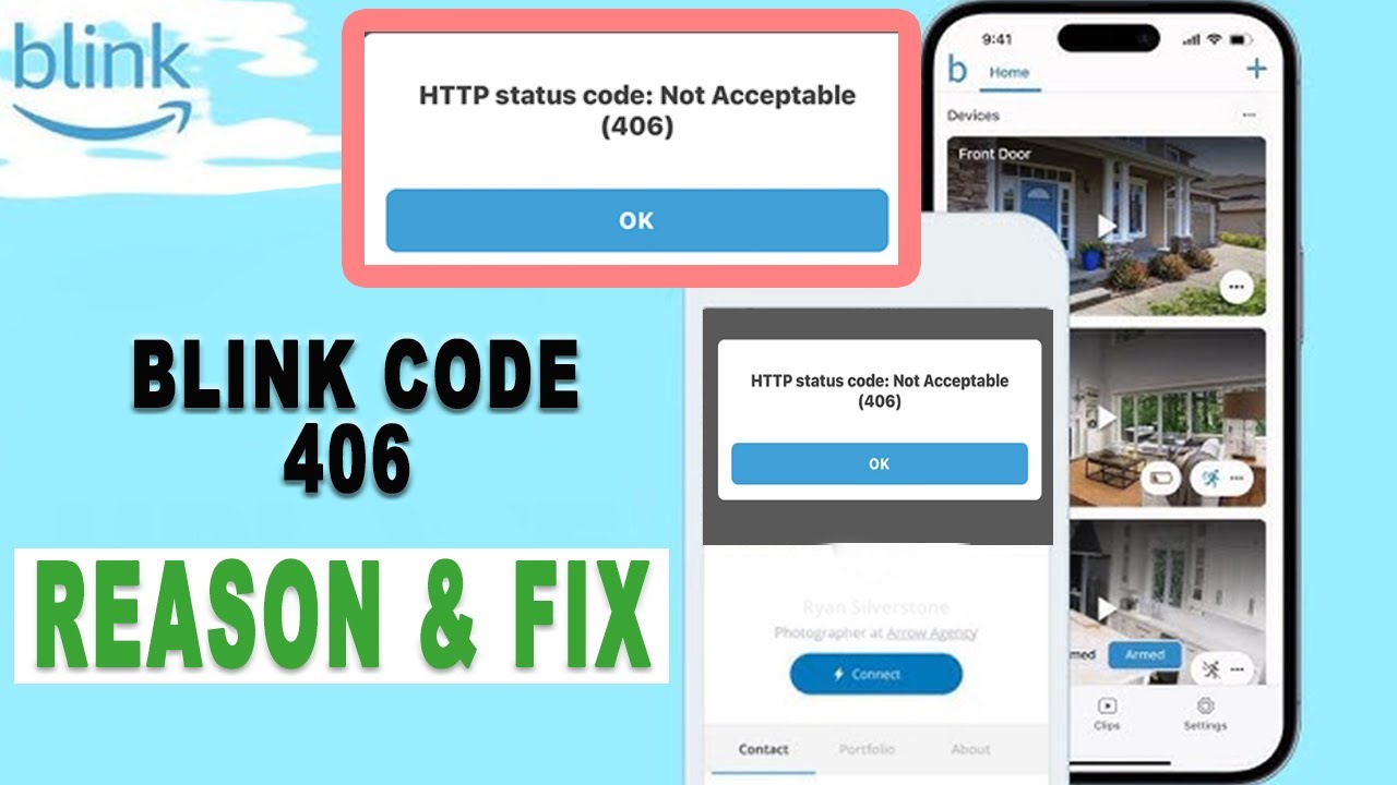 📱 Ошибка Blink Status Code 406? Вот реальное решение (пошаговое руководство)