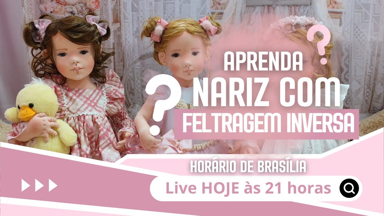 🚨 APRENDA Nariz com FELTRAGEM INVERSA
