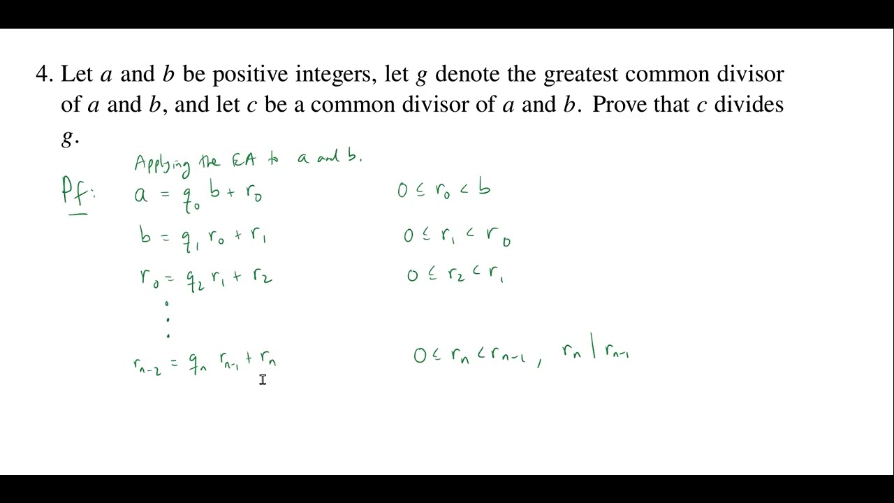 The GCD Divides All Common Divisors