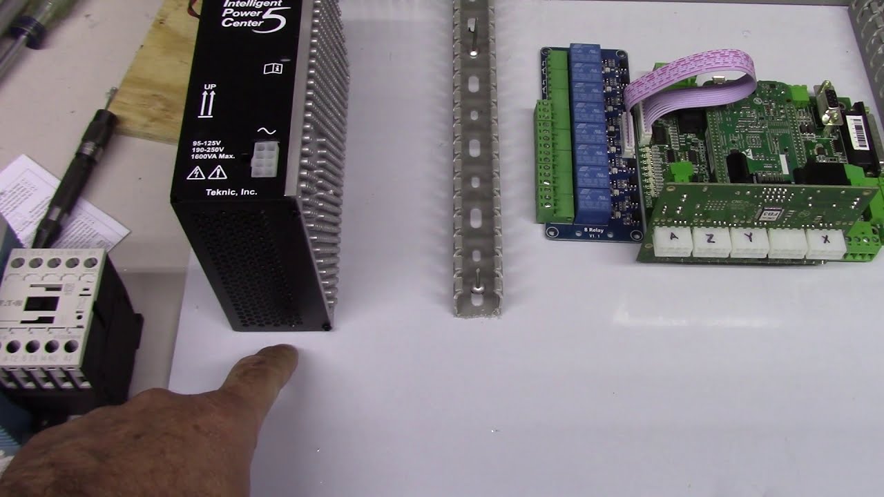 SYIL X4 CNC Mill, Teknic Clearpath SDSK, Centroid Acorn Project: Basic Panel Layout