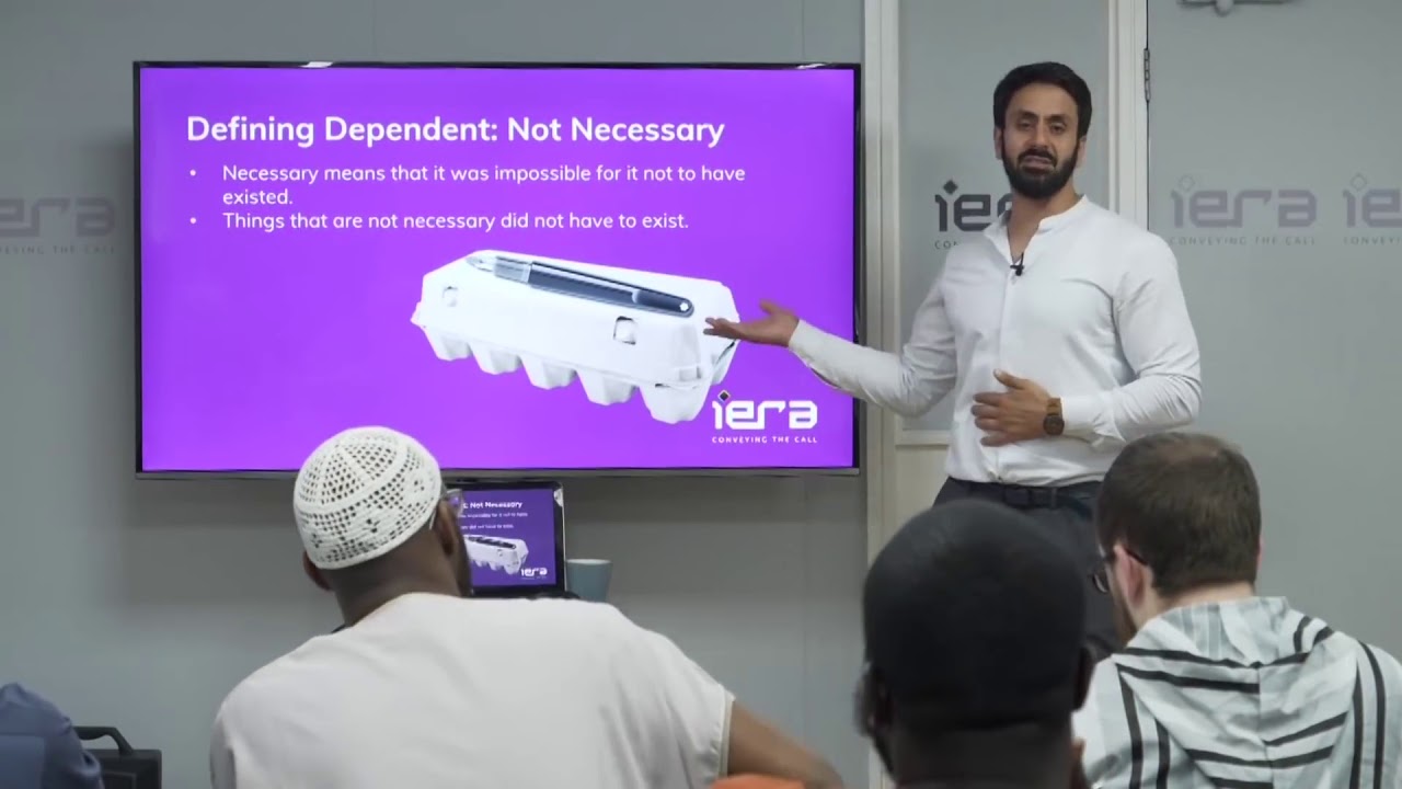 Dawah training: Argument from dependency with ustadh Hamza Tzortzis