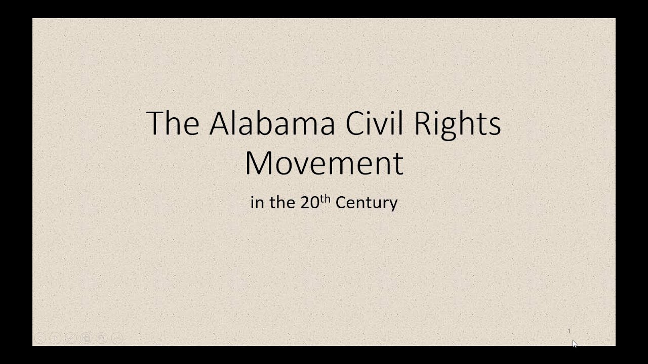 Alabama Civil Rights Movement