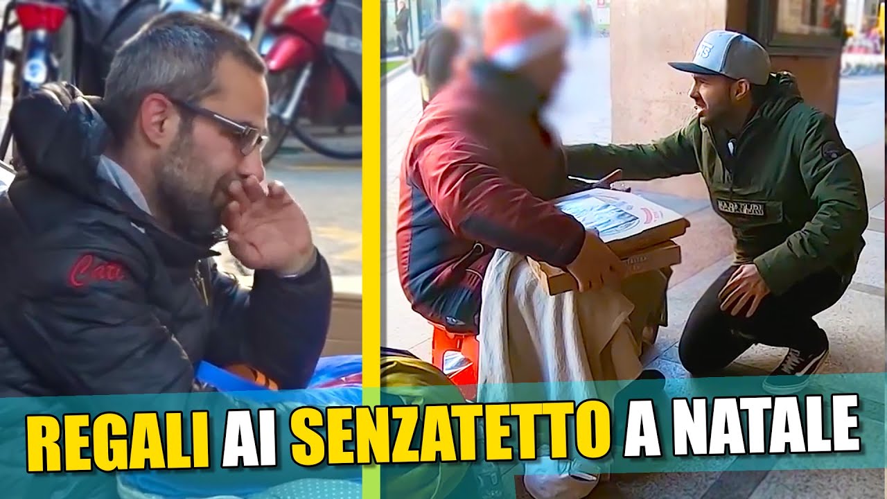 REGALI ai SENZATETTO a NATALE - i MESSAGGI più BELLI