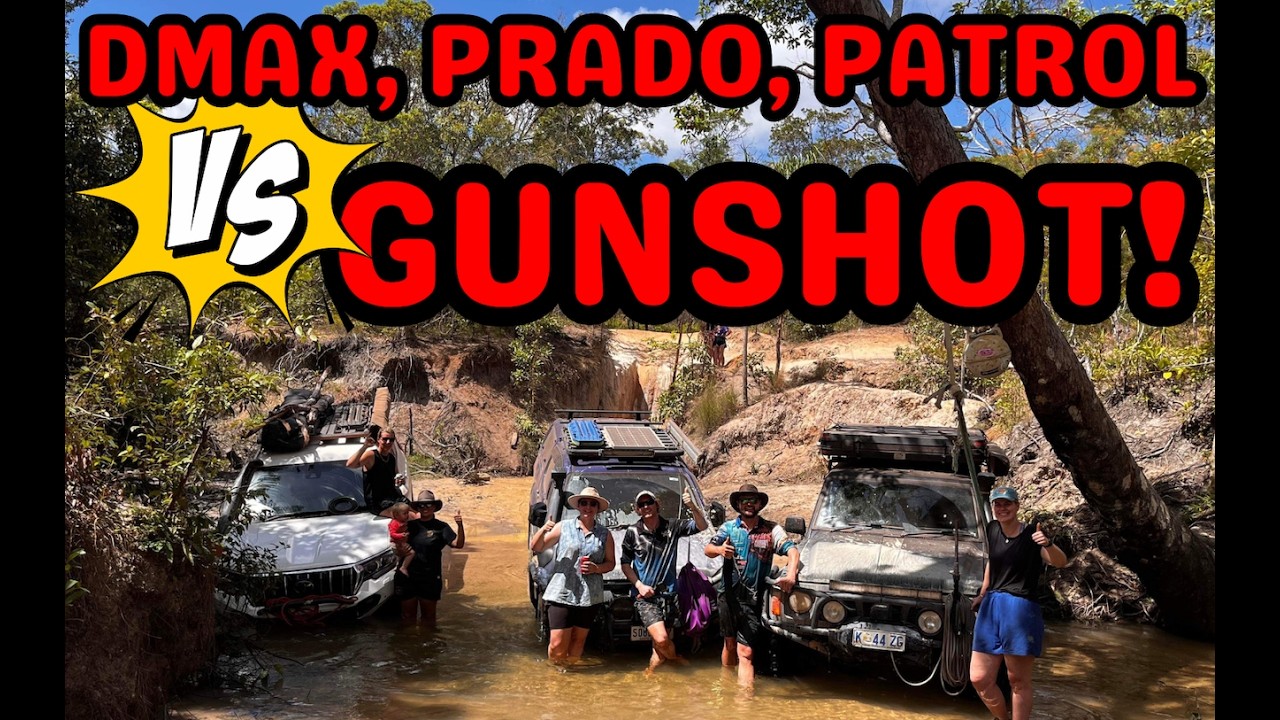CAPE YORK ADVENTURE [Part 1]: Isuzu Dmax VS The OLD TELE TRACK - Palm Creek & Gunshot!