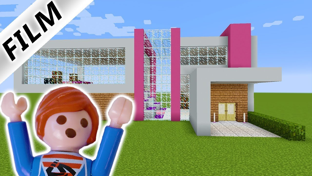 JULIAN BAUT MÄDCHEN HAUS FÜR EMMA IN MINECRAFT! KREATIVMODUS - Playmobil Film Deutsch Familie Vogel