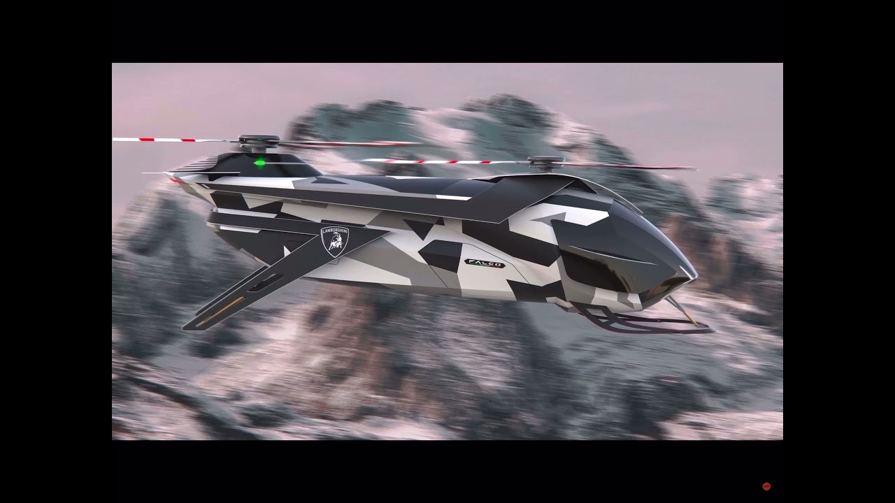 The Helicopter of The Future / Lamborghini designed the Falco
