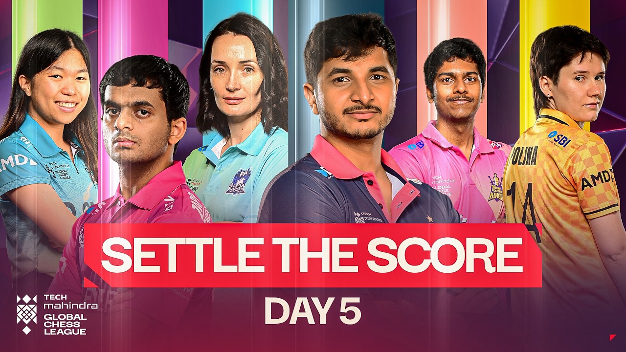 Magnus vs MVL, Anand vs MVL | Global Chess League Day 5