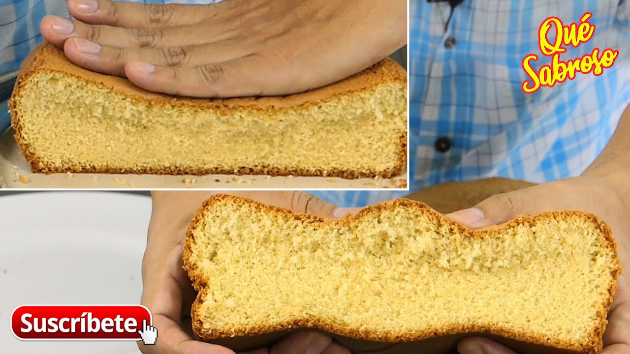 !Sin polvo para hornear! BIZCOCHO GENOVÉS EXTRA ESPONJOSO