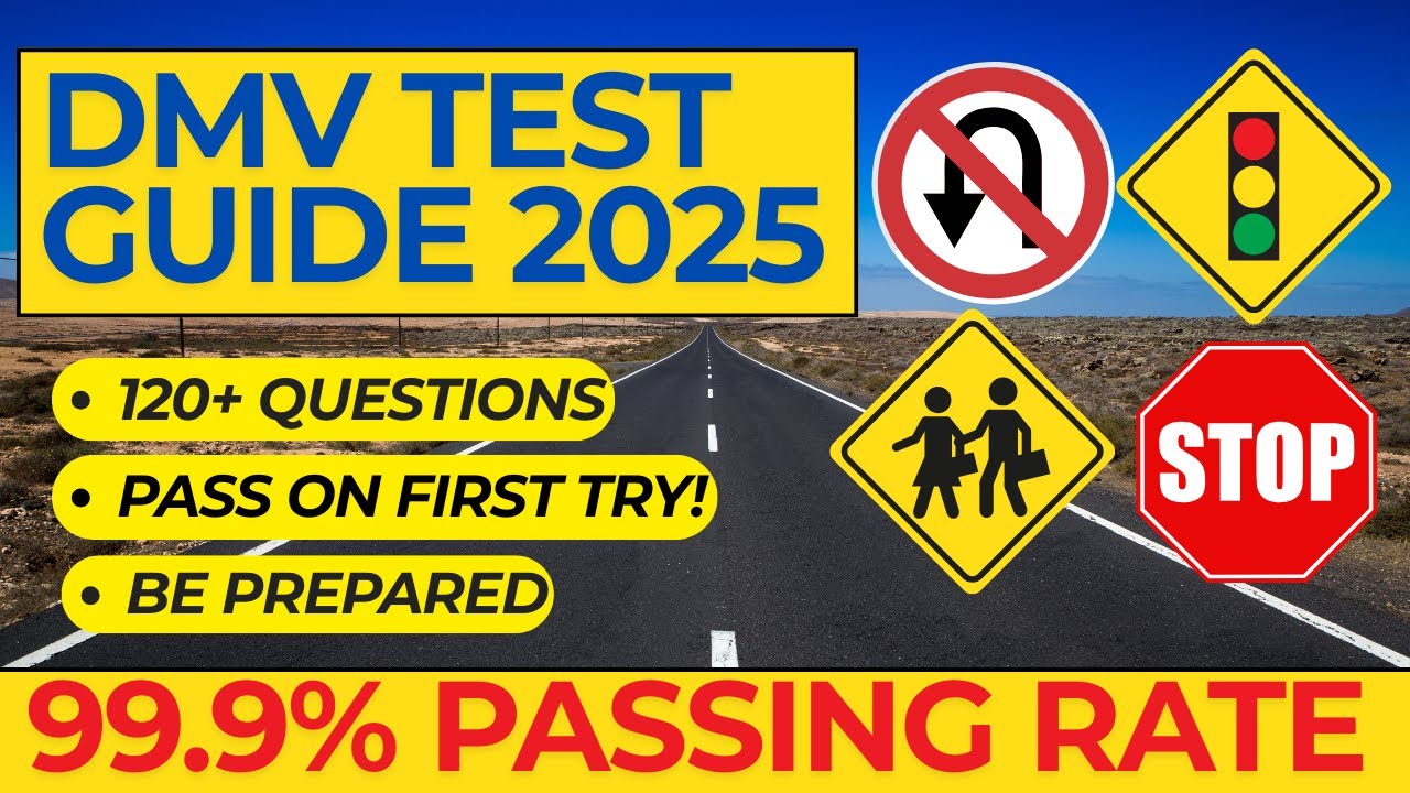 DMV Test 2025 – 120 Real Questions & Answers (Ultimate Study Guide)