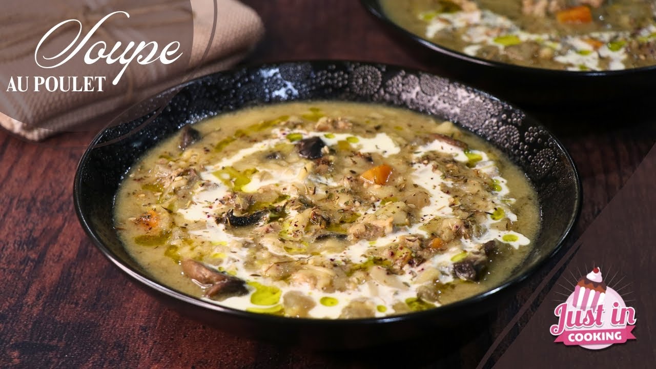 Recette de Soupe au Poulet Crémeuse : La soupe mijotée réconfortante pour l'hiver ! 🍲