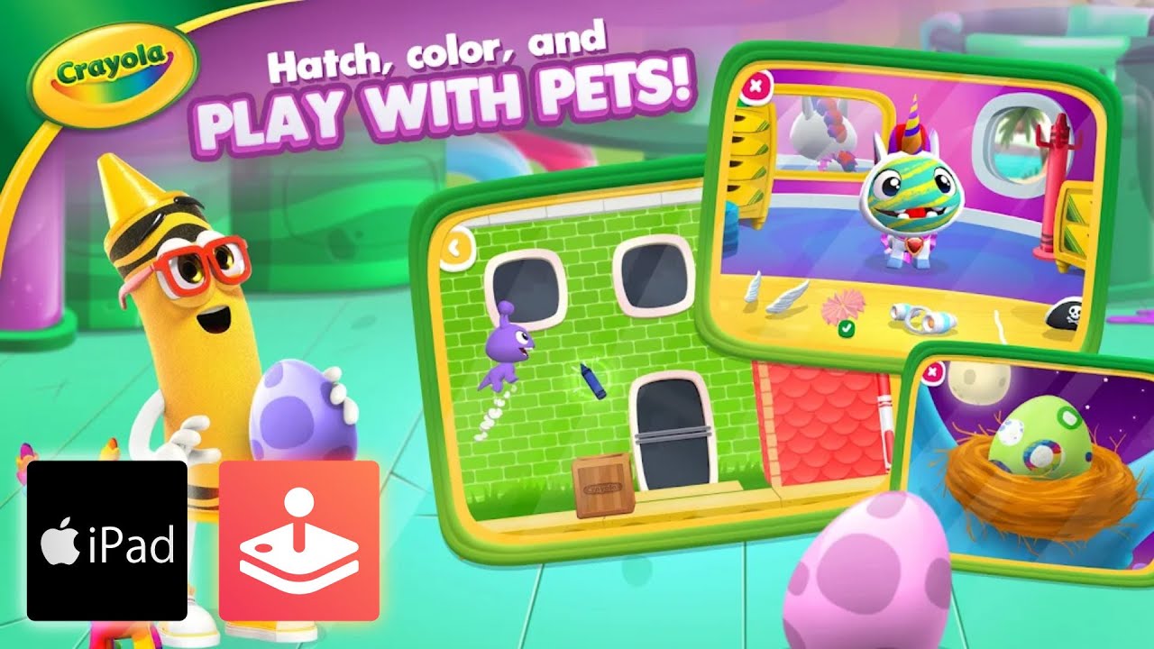 Crayola Create and Play+ One of the Best Apple Arcade Games for Kids