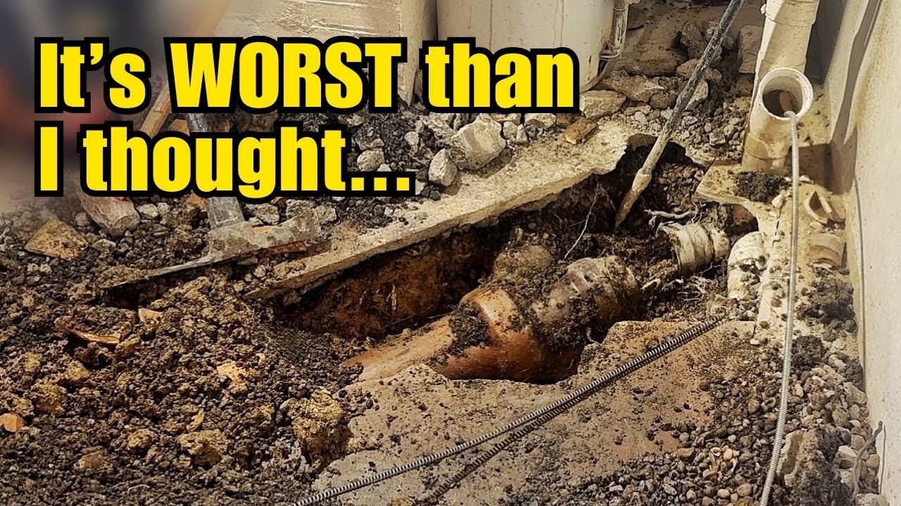 Drain Snake Stuck in Sewer Line....