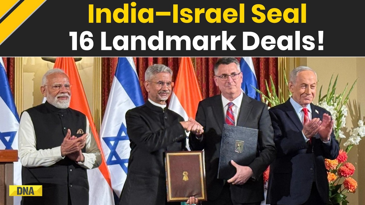 PM Modi In Israel: India, Israel Sign 16 Crucial MOUs On Agriculture, Tech At Jerusalem PC