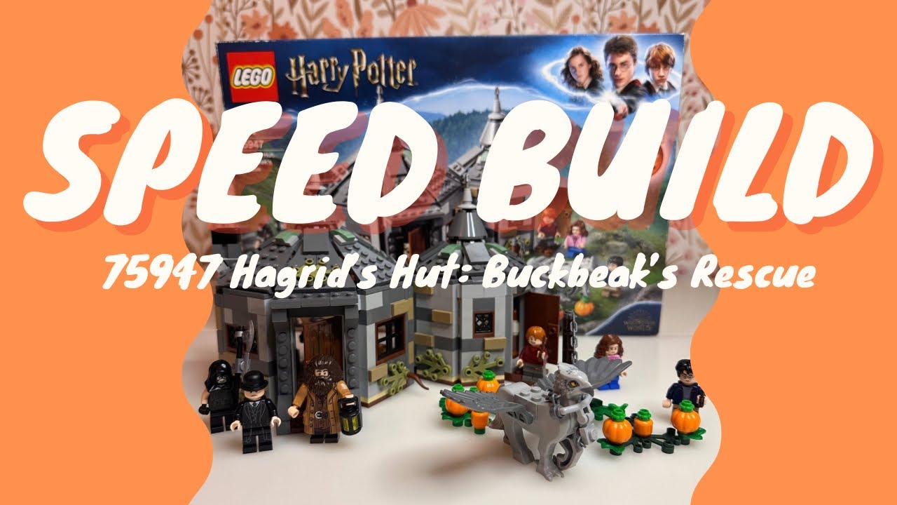 LEGO HARRY POTTER 75947 Hagrid’s Hut: Buckbeak’s Rescue - Speed build / ASMR
