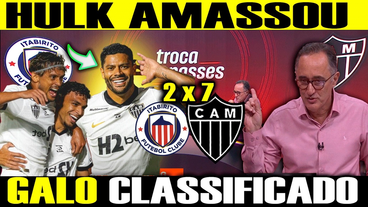 IPRENSA ESPORTIVA RASGA ELOGIOS ao AMASSO DO GALO! ATLÉTICO CLASSIFICADO PRA SEMIFINAL DO MIENEIRO