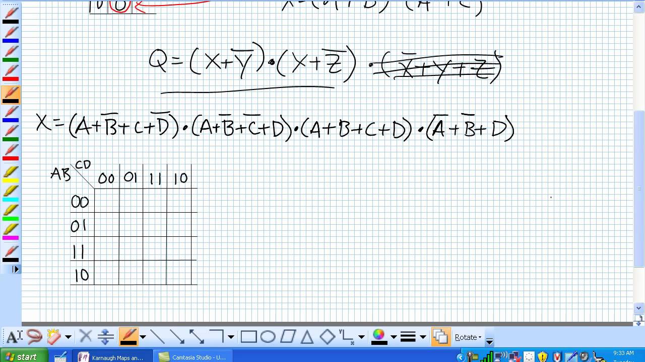 Karnaugh Maps POS Minimization Part 1