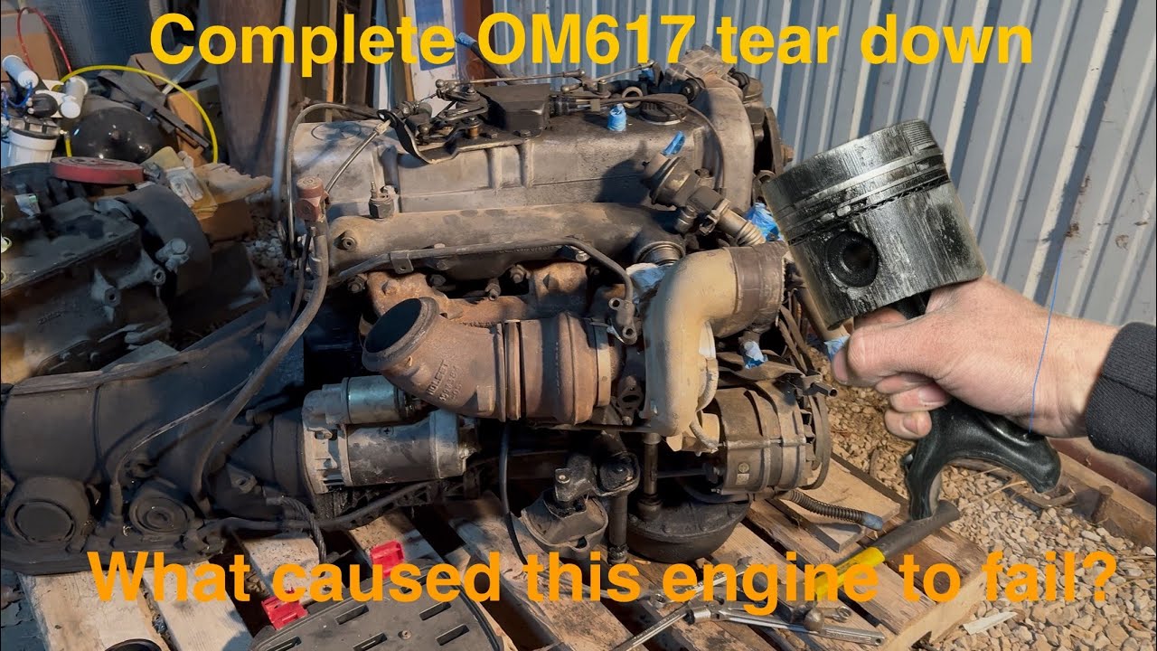 What caused this 45 Year old Mercedes Turbo Diesel to seize up? Complete tear down. 1982 MBZ 300SD
