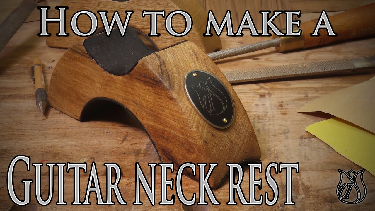 How to make a guitar neck rest with some basic tools (DIY)
