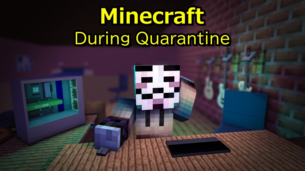 COVID-19 Quarantine in Minecraft (8k 60fps Minecraft Animation)