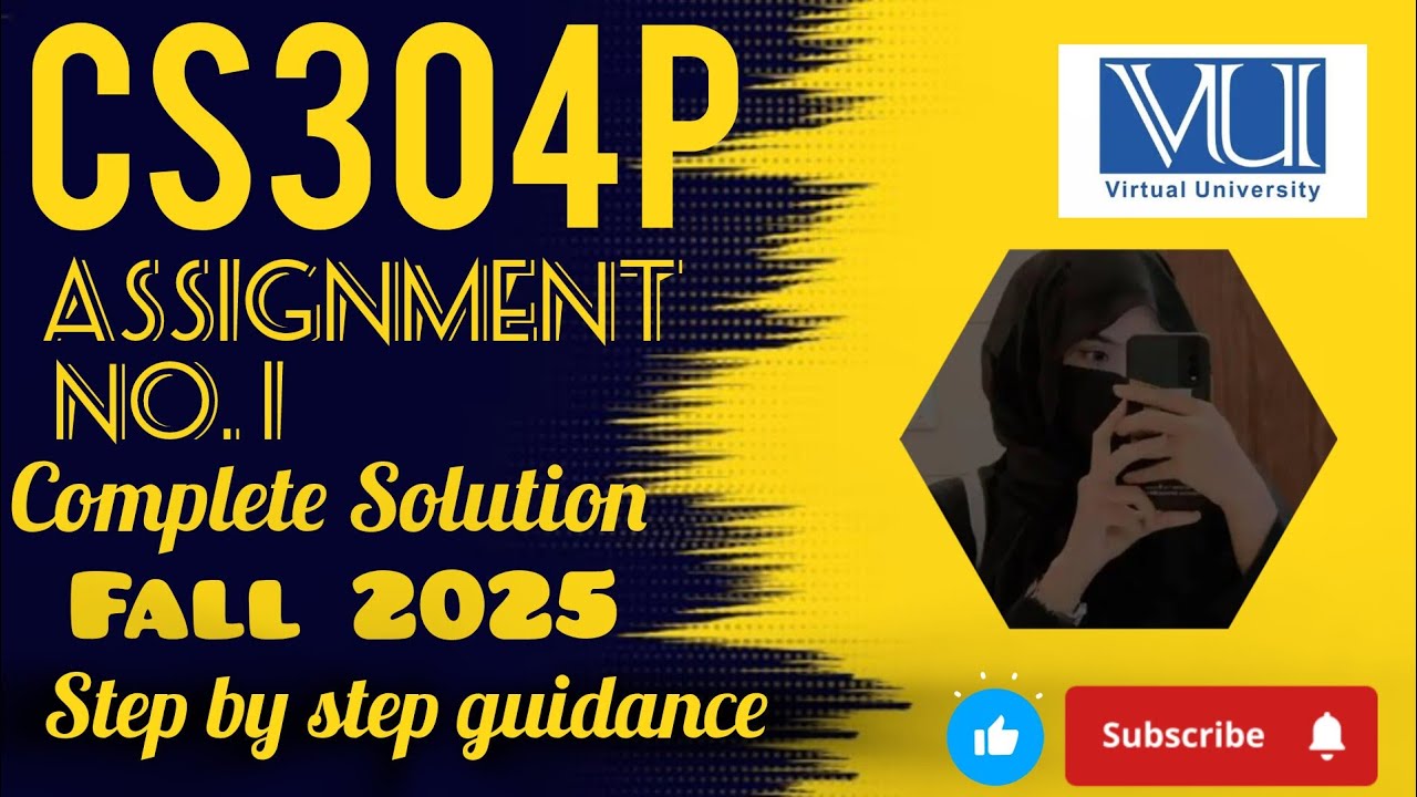 CS304P Assignment 1 Solution | CS304P Assignment Fall 2025