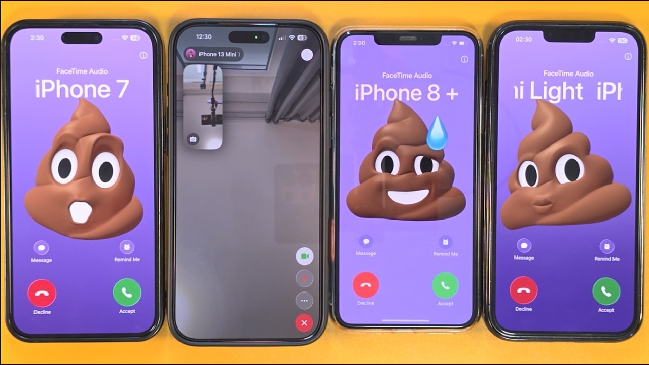 Входящий вызов FaceTime на iPhone 15 Pro Max, iPhone 17 Pro Max, iPhone 11 Pro Max, iPhone 13 Pro...