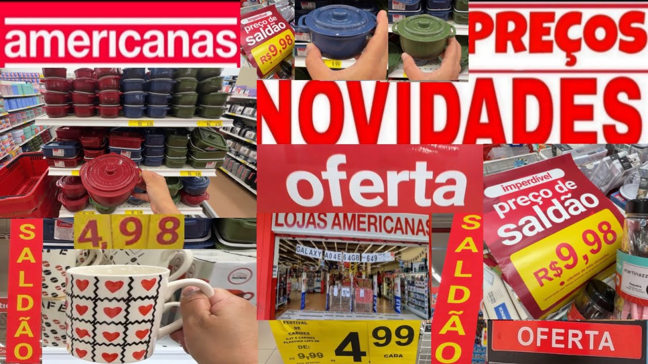 LOJAS AMERICANAS - ACHADOS EM OFERTAS PRO lar- PROMOÇÃO UTILIDADES PANELA E DESCONTO NAS AMERICANAS