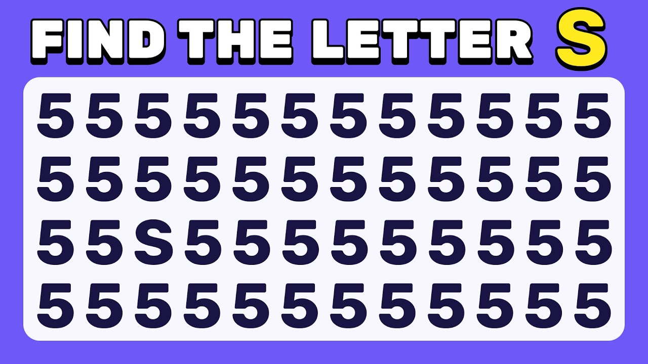 Find the ODD One Out - Numbers and Letters Edition ✅ Easy, Medium, Hard - 30 levels