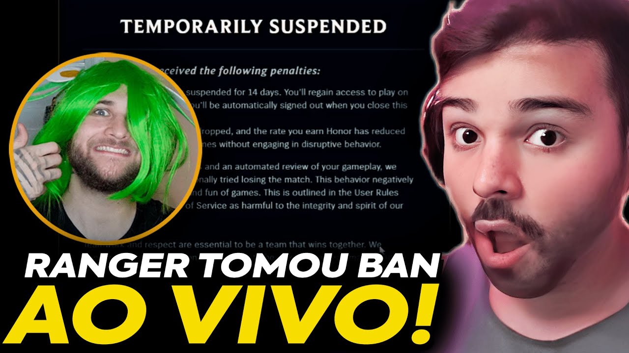 🚨 GOAT RANGER TOMOU BAN AO VIVO na LIVE! O QUE ACONTECEU? ELE PEDIU DESCULPAS? MINERVA REAGE e OPINA