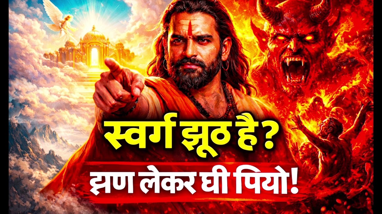 क्या धर्म पाखंड है? क्या चार्वाक सही थे? जब एक ऋषि ने कहा  स्वर्ग नरक और भगवान सब झूठ है