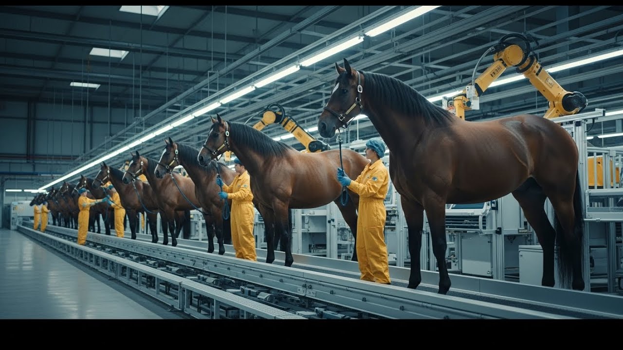 Inside the Horse Leather Factory – Million-Dollar Products Made from Horse Skin (Full Process)