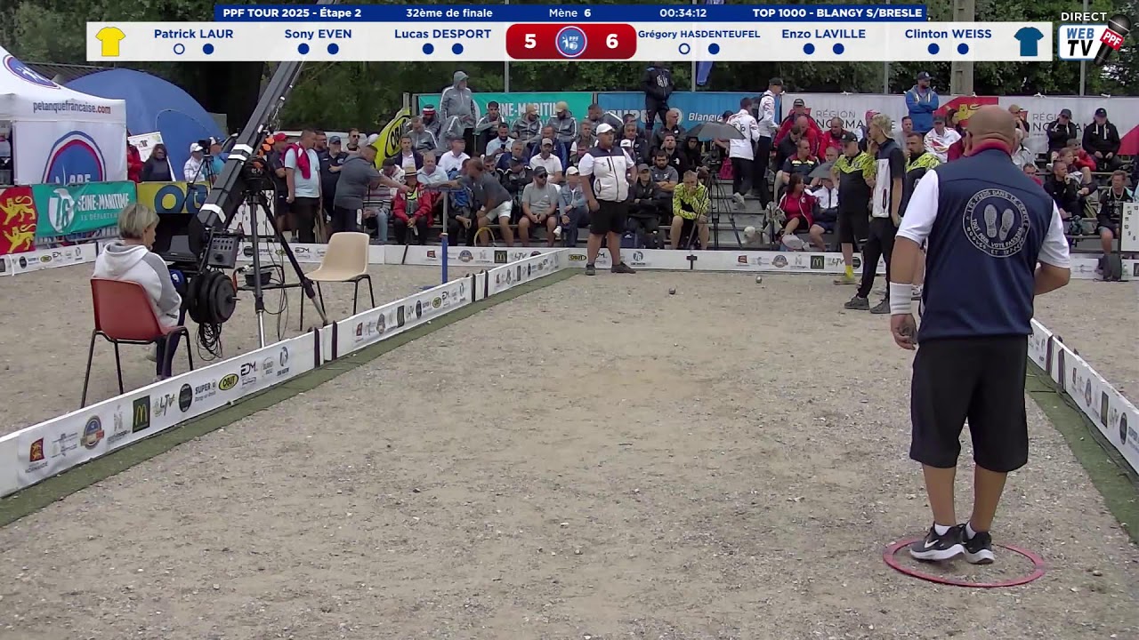 PPF TOUR 2025 National TOP 1000 BLANGY-SUR-BRESLE - 32ème de finale équipe LAUR contre HASDENTEUFEL.