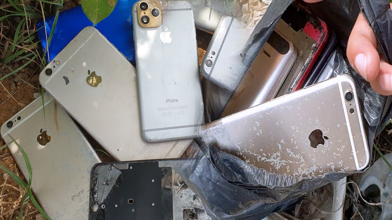 😍Great! i Found Many iPhone 6  Model oldphone in Black Box and More!   Restore Cracked iPhone 6.