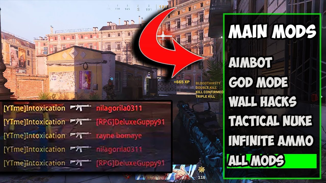 PLAYING MODERN WARFARE WITH AIMBOT (MOD MENU MODERN WARFARE)