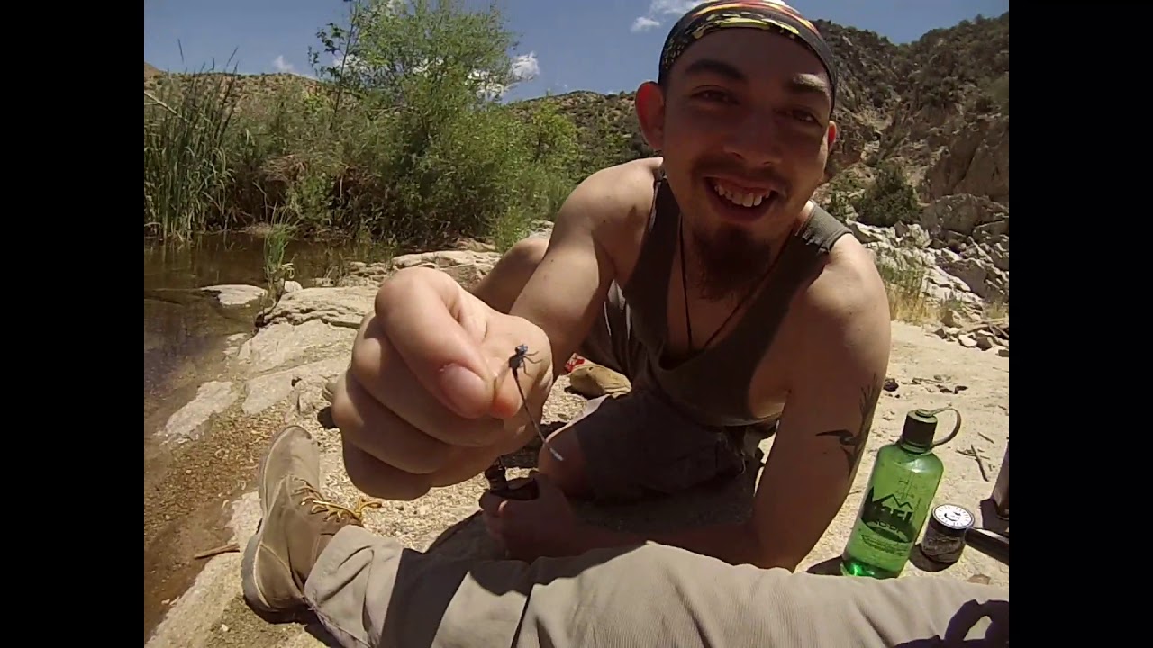 Backpacking June 6. deep creek hot spring @ Apple Valley