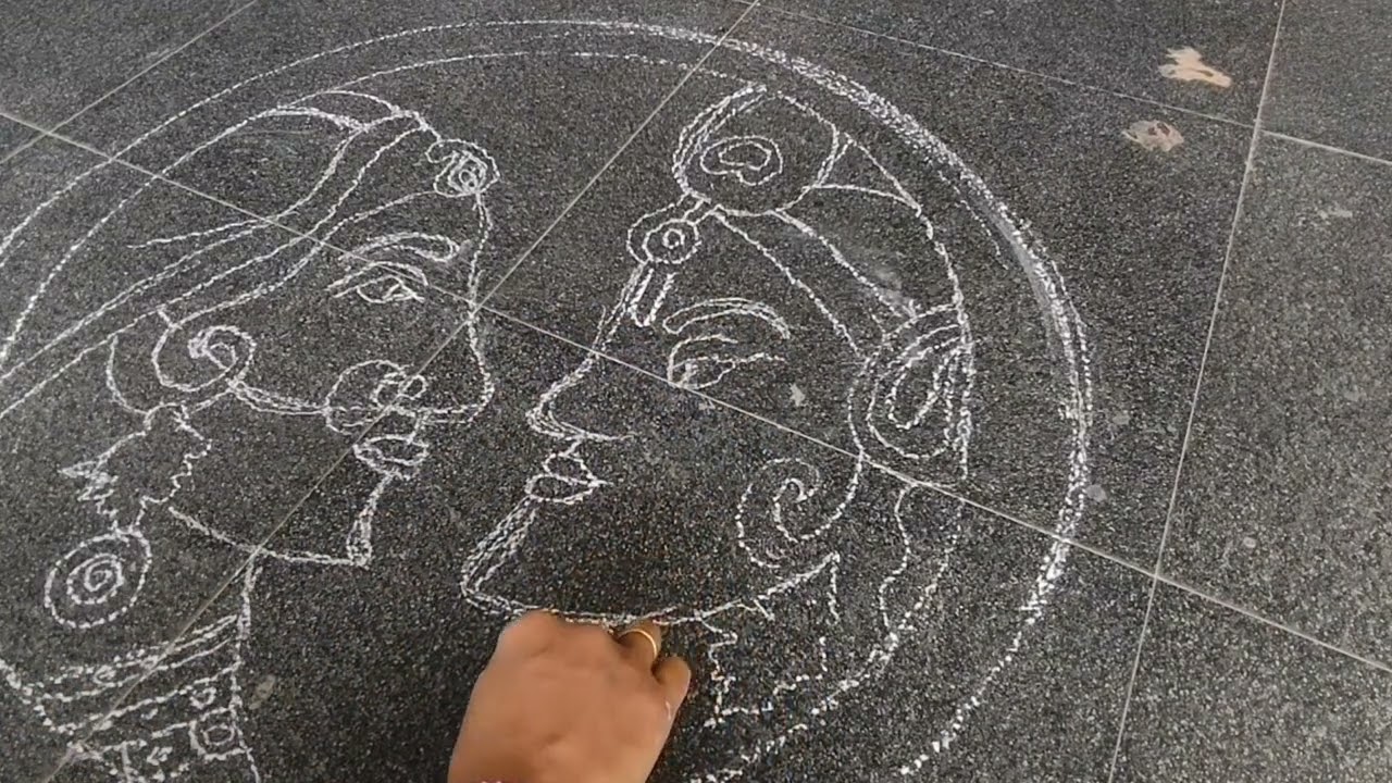    Festival rangoli design #happy holi #radha krishna 🫟🎉jai sree krishna 🙏