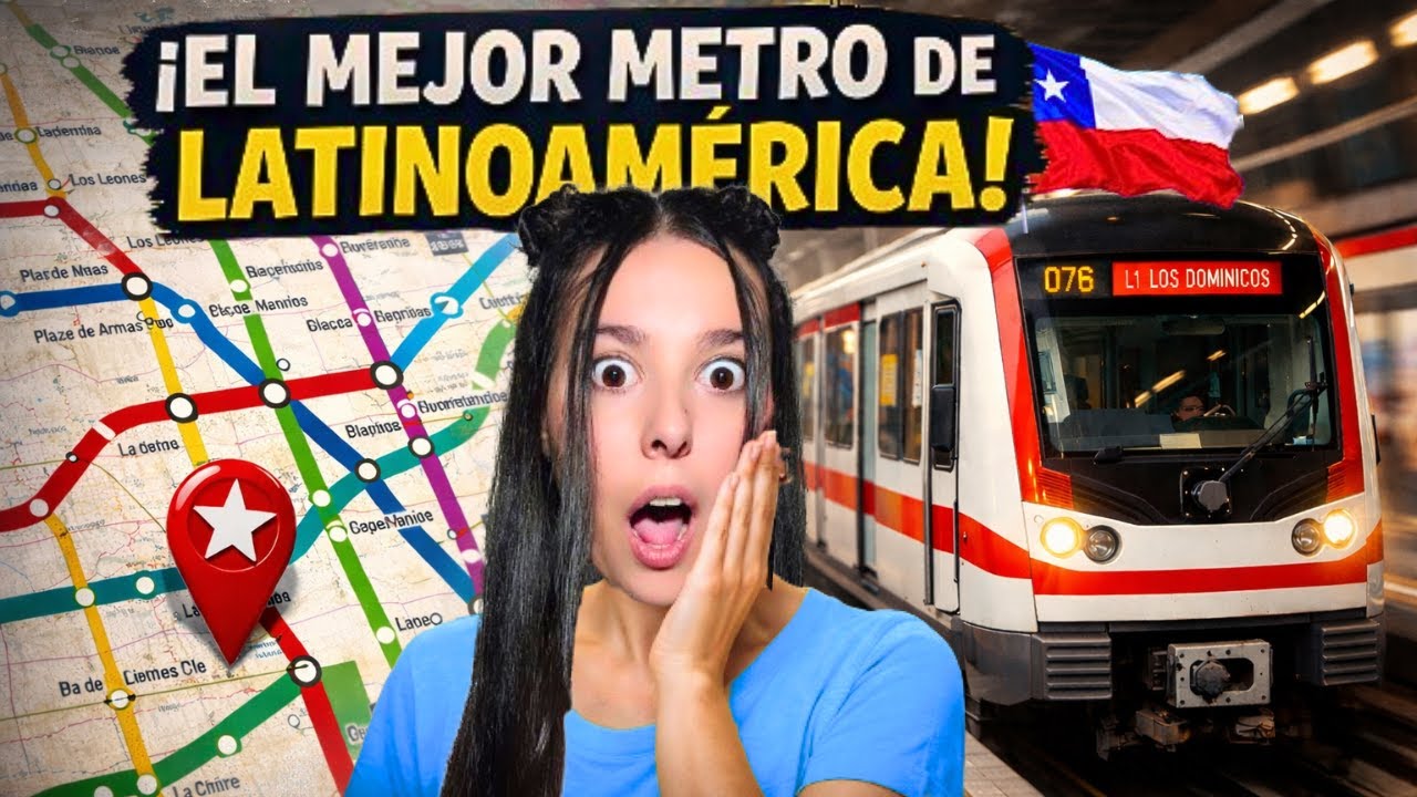 CHILE tiene el MEJOR METRO de LATINOAMÉRICA ¡Es una auténtica locura!