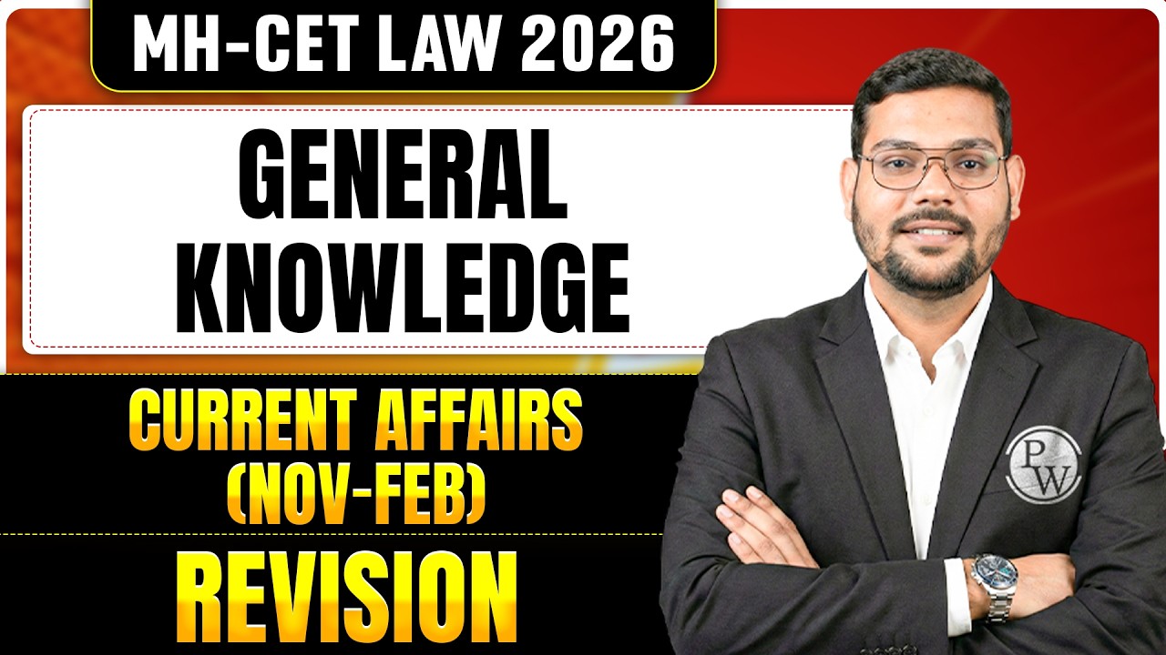 General Knowledge One Shot for MH-CET LAW 2026 | Complete Exam Revision | Full Revision