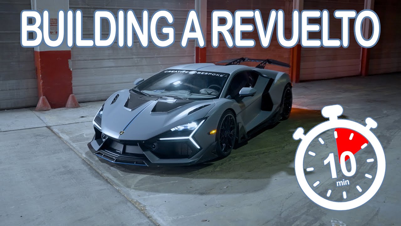 Собираем Lamborghini Revuelto за 10 минут!