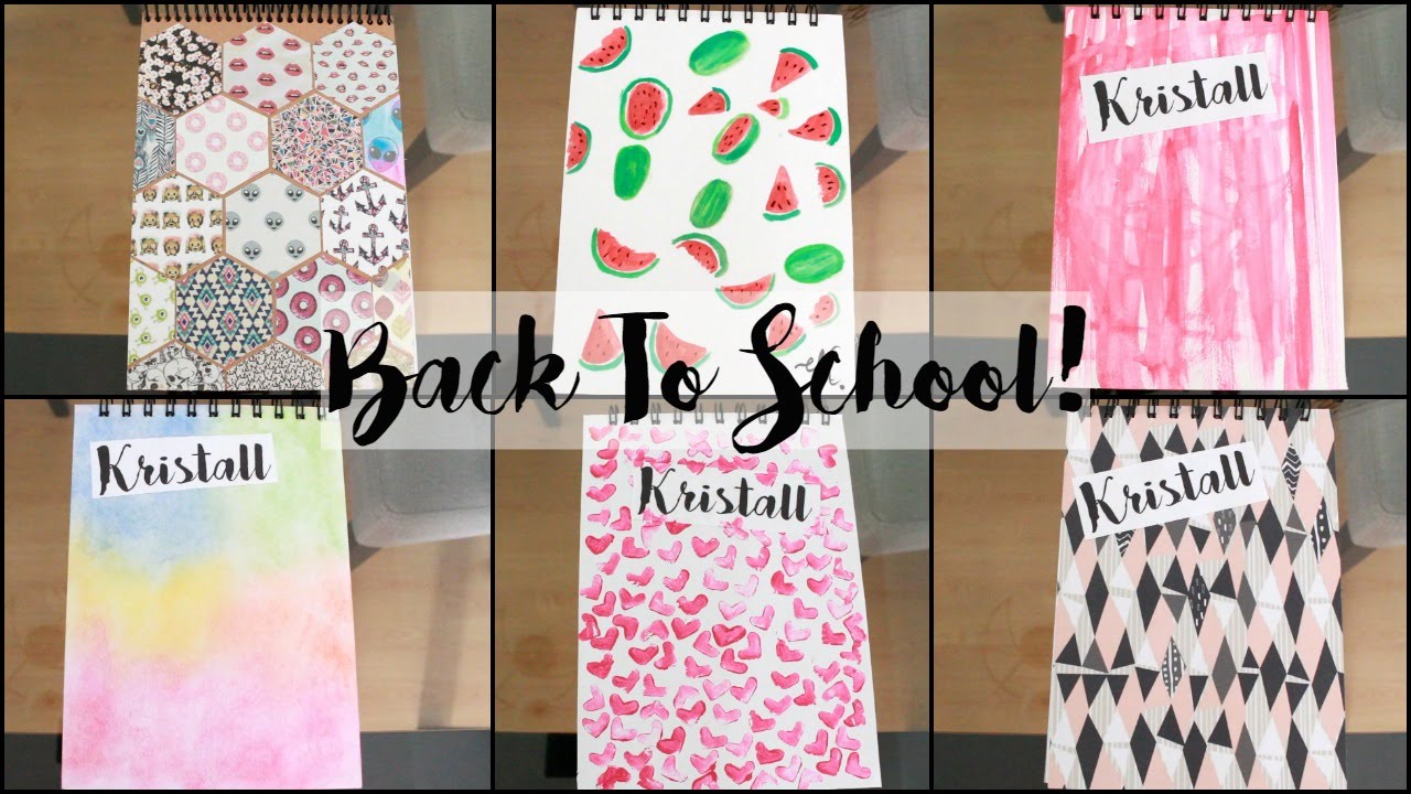 6 IDEAS PARA DECORAR TU CUADERNO ♥ Decorate your notebook ♥ 2016