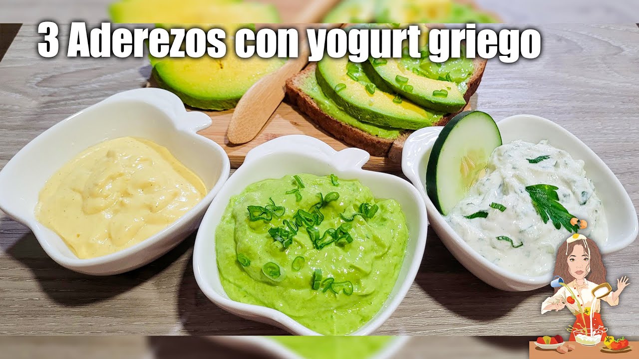 ADEREZOS SIN MAYONESA, con yogurt  griego 1